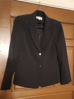 Calvin Klein Black Two-Button Tailored Blazer